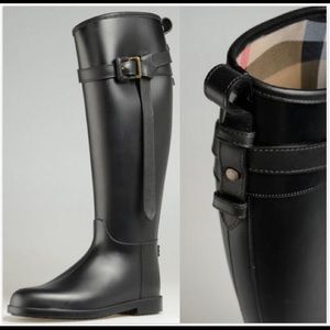 Burberry Rubber Riding Boots